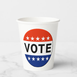 Gobelets En Papier Vote 2026 Élection de mi-mandat