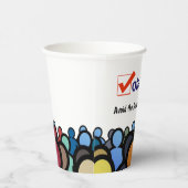 Gobelets En Papier Vote anticipé (Droite)