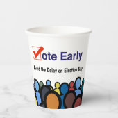 Gobelets En Papier Vote anticipé (Recto)