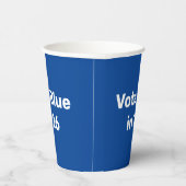Gobelets En Papier Vote Blue en 2026 (Droite)