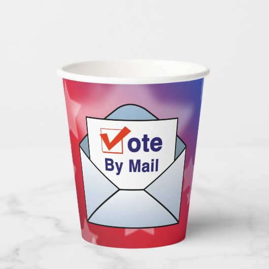 Gobelets En Papier Vote par correspondance (Recto)