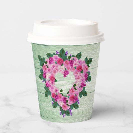 Gobelets En Papier Votre Beau Cœur (Recto)