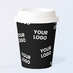 Gobelets En Papier Votre image, logo d'entreprise ou tout autre desig