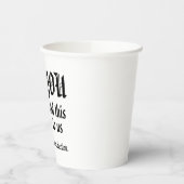 Gobelets En Papier VOUS Nous avez fait ça (Gauche)