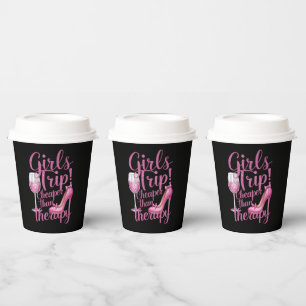 Gobelets En Papier Voyage entre filles moins cher que la thérapie Wee