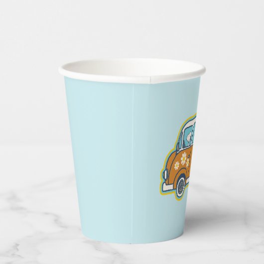 Gobelets En Papier Voyage sur route | Peanuts Road Trip Van (Droite)