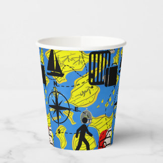 Gobelets En Papier Voyageur mondial