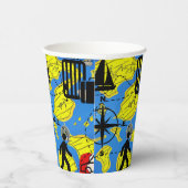 Gobelets En Papier Voyageur mondial (Droite)