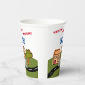 Gobelets En Papier Vroom Vroom Racing Car Road House Boy Anniversaire (Droite)