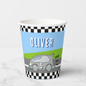 Gobelets En Papier Vroom Vroom Racing Voiture Road Boy Fête d'anniver (Recto)
