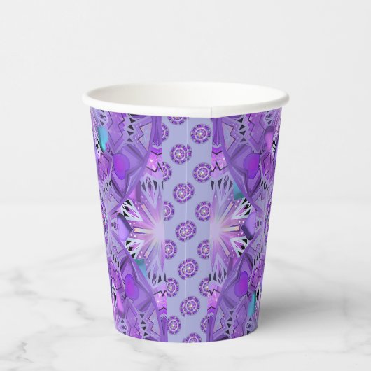 Gobelets En Papier W2 pourpre (Droite)