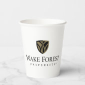 Gobelets En Papier Wake Forest University Wordmark (Verso)