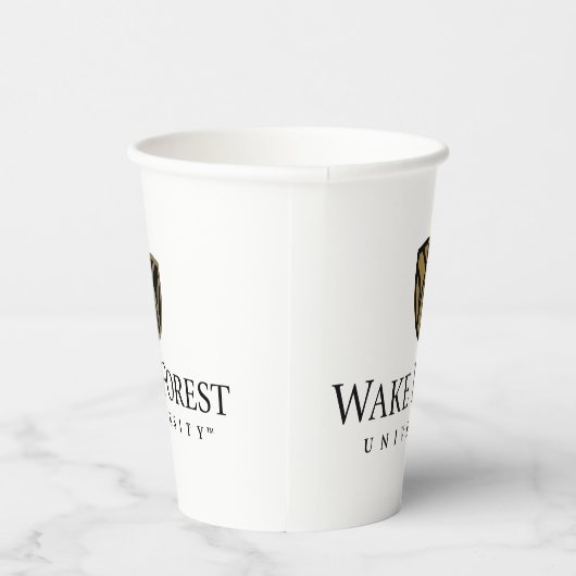 Gobelets En Papier Wake Forest University Wordmark (Droite)