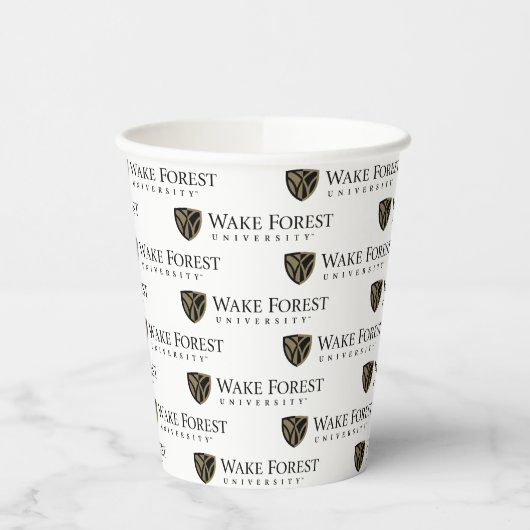 Gobelets En Papier Wake Forest University Wordmark (Gauche)