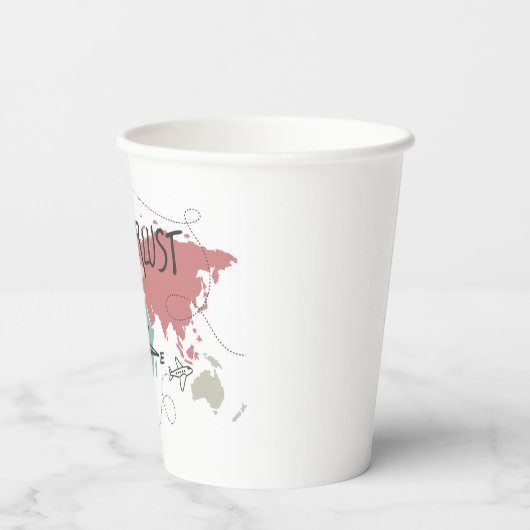 Gobelets En Papier Wanderlust (Verso)