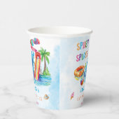 Gobelets En Papier Water Slide Splish Splash Birthday Party (Droite)