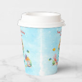 Gobelets En Papier Watercolor Mermaid Birthday (Droite)