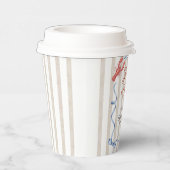 Gobelets En Papier Watercolor Nautical She's a Catch Bridal Shower (Droite)