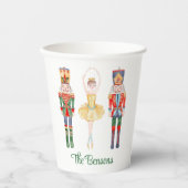 Gobelets En Papier Watercolor Nutcracker Ballet personnalisé (Recto)