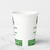 Gobelets En Papier Watercolor Sport Football Baby shower (Droite)