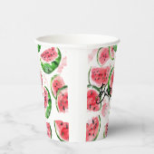 Gobelets En Papier Watermelon Baby Girl Douche (Droite)