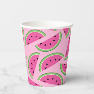 Gobelets En Papier Watermelon Cute Kids 1er anniversaire