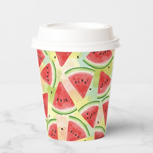 Gobelets En Papier Watermelon Daze (Recto)
