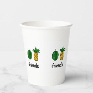 Gobelets En Papier Watermelon et ananas Friends Paper Cup