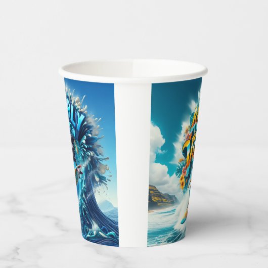 Gobelets En Papier Waves & Wanderlust Collection (Gauche)