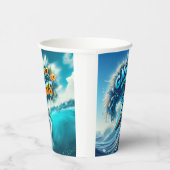 Gobelets En Papier Waves & Wanderlust Collection (Droite)