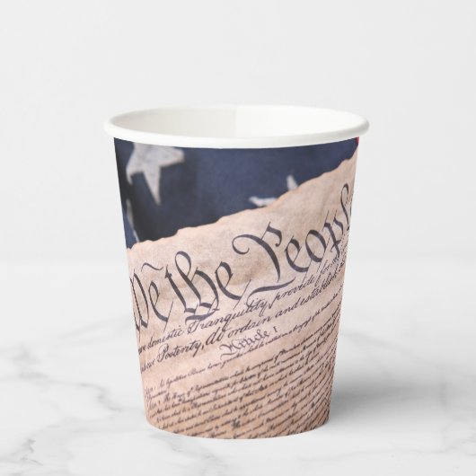 Gobelets En Papier We the People Constitution (Gauche)