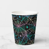 Gobelets En Papier Webs éffrayants et caniveaux Déplaisants Halloween (Verso)