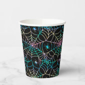 Gobelets En Papier Webs éffrayants et caniveaux Déplaisants Halloween (Gauche)