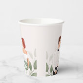 Gobelets En Papier Wedding Couple Illustration Paper Cup (Gauche)