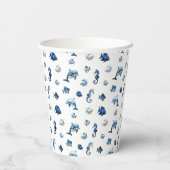 Gobelets En Papier Wedgewood Blue Ocean Créatures ! (Verso)