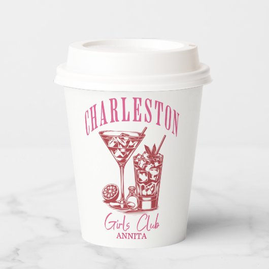 Gobelets En Papier week-end charleston bachelorette (Recto)