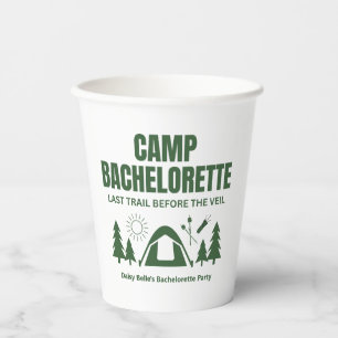 Gobelets En Papier Week-end de célibataire au Modern Green Camp