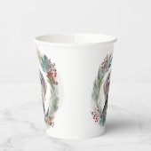 Gobelets En Papier Weimaraner Christmas Wreath Festive Pup (Gauche)