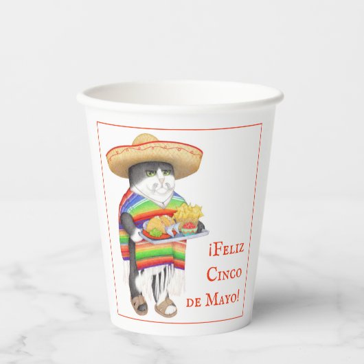 Gobelets En Papier WENDELITO Cinco de Mayo Paper Cup (Recto)