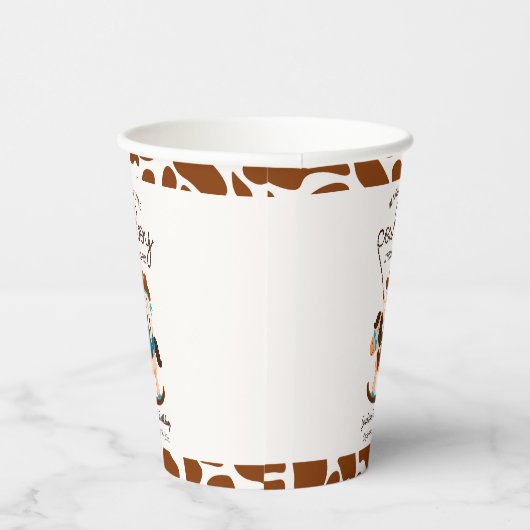 Gobelets En Papier Western Cowboy Rocse Horse Boy Anniversaire (Droite)