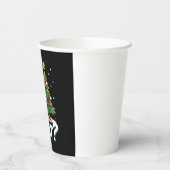 Gobelets En Papier What Funny Cat Pushing Christmas Tree Over Cat Xma (Gauche)