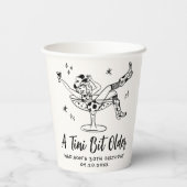 Gobelets En Papier Whimsical A Tini Bit Anniversaire Fête (Verso)