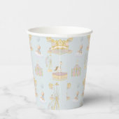 Gobelets En Papier Whimsical Amusement Park Carousel Baby Shower (Droite)