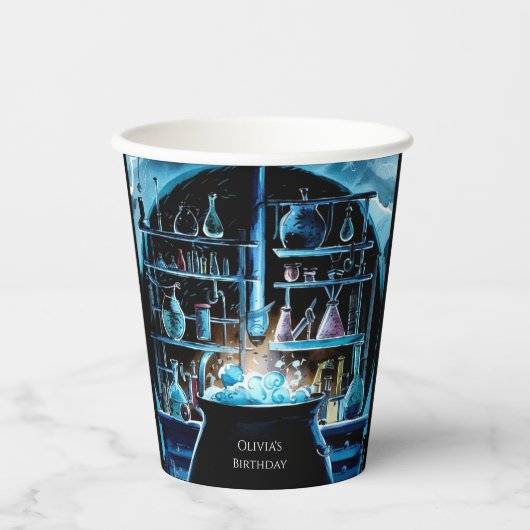 Gobelets En Papier Whimsical Boho Magic Scientifique Anniversaire (Recto)