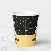 Gobelets En Papier Whimsical Cute Holy Cow Bonne fête d'anniversaire (Droite)