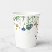 Gobelets En Papier Whimsical Secret Garden Fleurs sauvages (Droite)