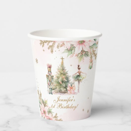 Gobelets En Papier Whimsical Winter Onederland the Nutcracker (Recto)