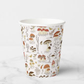Gobelets En Papier Whimsical Woodland Champhrooms Motif (Droite)