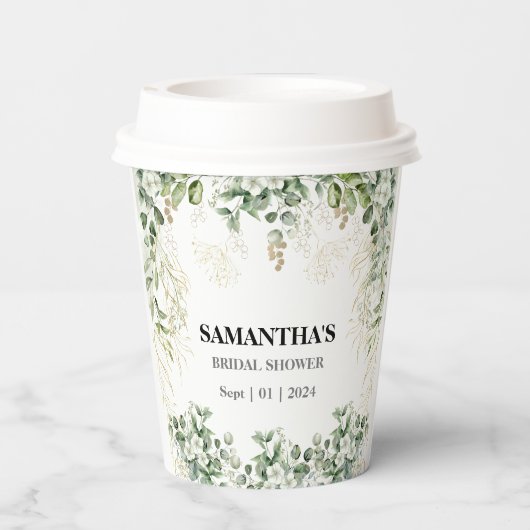 Gobelets En Papier Whispers of Nature : Botanical Bliss Fête des mari (Verso)