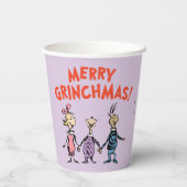 Gobelets En Papier Whos Holding Hands Merry Grinchmas (Verso)